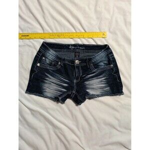 Ariya Jeans Ultra Low rise Denim Shorts y2k